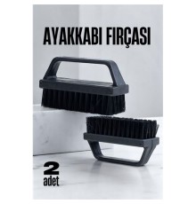 Sert Kıllı Ayakkabı Fırçası - Leke Çıkarıcı Elbise Fırçası 2 ADET
