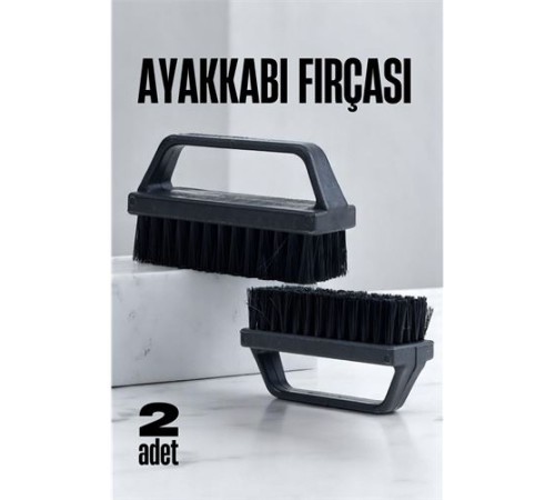 Sert Kıllı Ayakkabı Fırçası - Leke Çıkarıcı Elbise Fırçası 2 ADET Sert Kıllı Ayakkabı Fırçası - Leke Çıkarıcı Elbise Fırçası 2 ADET