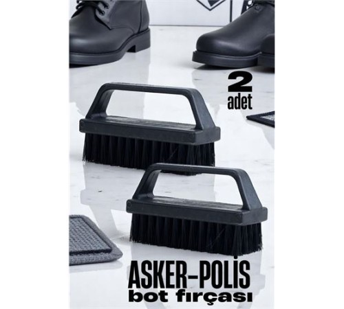 Sert Kıllı Asker-Polis Bot Fırçası - Leke Çıkarıcı Elbise Fırçası 2 ADET Sert Kıllı Asker-Polis Bot Fırçası - Leke Çıkarıcı Elbise Fırçası 2 ADET
