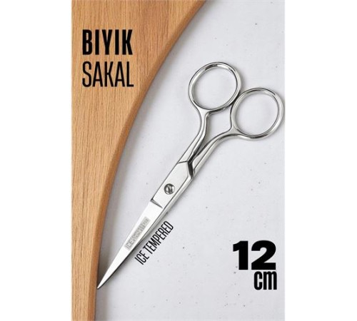 Ice Tempered 702 Bıyık Makası - Bıyık Sakal Düzeltme Makası Kuaför Makası 12 cm Ice Tempered 702 Bıyık Makası - Bıyık Sakal Düzeltme Makası Kuaför Makası 12 cm