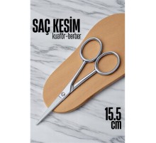 Kobalt Çelik Saç Kesim Makası Kuaför Berber Saç Kesim Makası Kuaför ekipmanları 15.5 cm