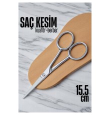 Kobalt Çelik Saç Kesim Makası Kuaför Berber Saç Kesim Makası Kuaför ekipmanları 15.5 cm