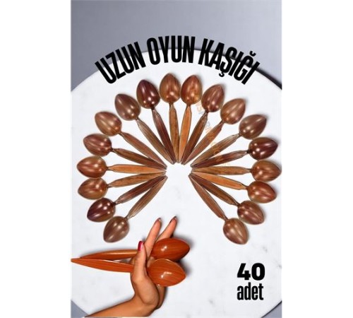 Uzun Oyun Kaşığı Halk Oyunu Kaşığı - Kına Kaşığı Uzun Saplı Zeybek Oyun Kaşığı 40 ADET Uzun Oyun Kaşığı Halk Oyunu Kaşığı - Kına Kaşığı Uzun Saplı Zeybek Oyun Kaşığı 40 ADET