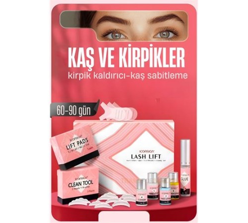 Lifting Seti - Kirpik Perması Kirpik Kaldırma Seti - Kaş Sabitleyici Multi Kullanım