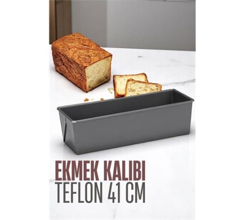 Teflon Ekmek Pişirme Kalıbı Evde Ekmek Yapımı Kalıbı 41 CM Teflon Ekmek Pişirme Kalıbı Evde Ekmek Yapımı Kalıbı 41 CM