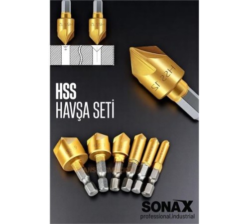 6 lı HSS Havşa Seti - Havşa Matkap Ucu Seti 6 lı HSS Havşa Seti - Havşa Matkap Ucu Seti