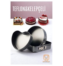 3 Boy Kelepçeli Kek Kalıbı 24-26-28 Cm Çoklu Kek Kalıbı Teflon