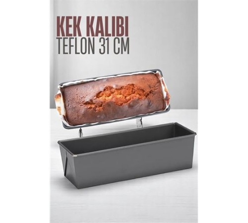 Teflon Kek Pişirme Kalıbı Baton Kek Kalıbı 31 cm Teflon Kek Pişirme Kalıbı Baton Kek Kalıbı 31 cm