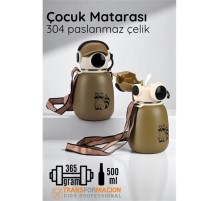 Inox Çelik Hafif Çocuk Matarası 500 ml KAPASİTELİ