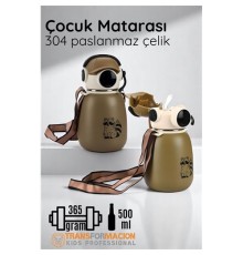 Inox Çelik Hafif Çocuk Matarası 500 ml KAPASİTELİ