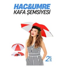 Hac Umre Kafa Şemsiyesi Güneş Koruma Şemsiyesi 2 adet