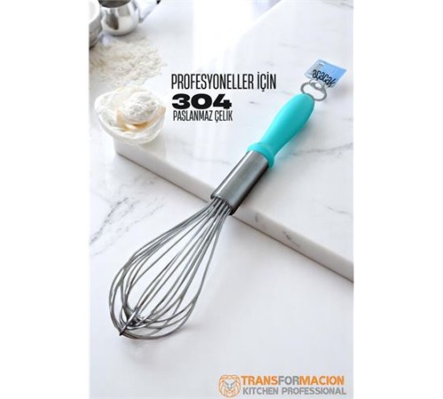 Açacaklı Çırpıcı 304 Paslanmaz Çelik Yumurta ve Sos Çırpıcı Çırpma Teli Açacaklı Çırpıcı 304 Paslanmaz Çelik Yumurta ve Sos Çırpıcı Çırpma Teli