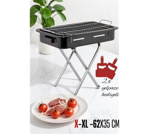 X-Xl Emaye Mangal Katlanır Ayaklı 62 x 35 cm X-Xl Emaye Mangal Katlanır Ayaklı 62 x 35 cm