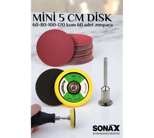 Pimli Mini Cırt Zımpara Taban Seti Gravür Ve Matkap Uyumlu 5 cm 60 Adet Zımparalı Set Pimli Mini Cırt Zımpara Taban Seti Gravür Ve Matkap Uyumlu 5 cm 60 Adet Zımparalı Set