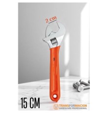 2 cm Ağız Kurbağacık - İngiliz Anahtarı 6 İnç 15 cm