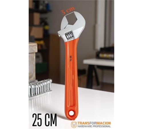 3 cm Ağız Kurbağacık - İngiliz Anahtarı 10 İnç 25 cm 3 cm Ağız Kurbağacık - İngiliz Anahtarı 10 İnç 25 cm