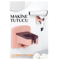 Saç Kurutma Makinesi Tutucu Pratik Yapışma PEMBE