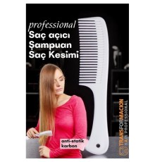 Dolaşık Saç Açıcı Tarak - Şampuan Saç Boyası Tarağı - Geniş Dişli Saç Kesim Tarağı Profesyonel