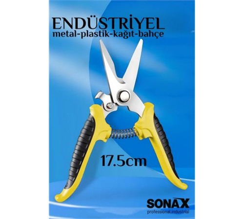 Çok Amaçlı Endüstriyel Makas Teneke Makası - Paslanmaz Çelik Düz Kesimli Yardımcı Makas 17.5 cm Çok Amaçlı Endüstriyel Makas Teneke Makası - Paslanmaz Çelik Düz Kesimli Yardımcı Makas 17.5 cm