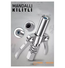 Mandallı Kilitlemeli Gres Pompasi Ucu