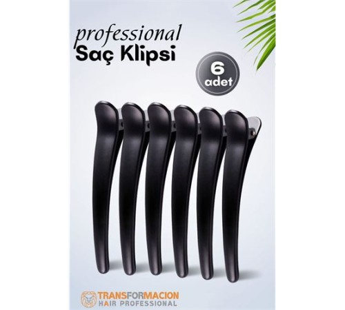 Kuaför Saç Klipsi - Profesyonel Toka 6 lı SET Kuaför Saç Klipsi - Profesyonel Toka 6 lı SET