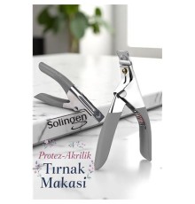 Akrilik Tırnak Makası - 3 Model Kesebilen Protez Tırnak Kesici Solingen Professional