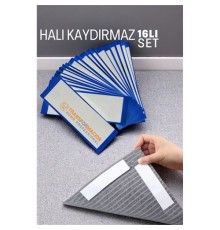 Halı Kaydırmaz - Halı Kilim Yolluk Kayma Önleyici Yapışkan 16 lı SET