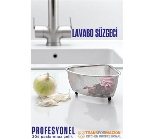 Lavabo Süzgeci -Lavabo Çöplüğü - Lavabo İçi Çöp Süzgeci 304 Paslanmaz Çelik Lavabo Süzgeci -Lavabo Çöplüğü - Lavabo İçi Çöp Süzgeci 304 Paslanmaz Çelik