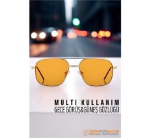 Gece Sürüş Görüş Parlama Önleyici Gece Gözlüğü Sis Far Işık Önleyici Anti-Fog Gözlük