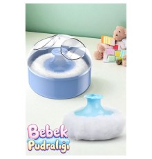 Bebek Pudralığı -  Puff Pudralık - Bebek Pudrası Pufu