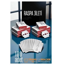 Raspa Topuk Jileti 100 lu PAKET  Ayak Taban Nasır Yedek Jileti