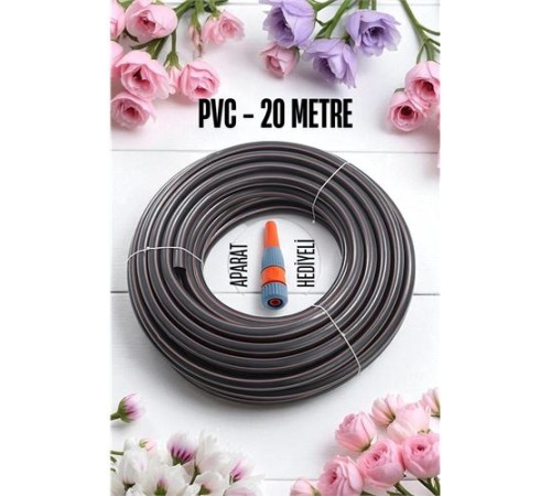 20 Metre Bahçe Hortumu Sulama Aparatı Set