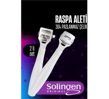 Raspa Aleti - Jiletli Ayak Topuk Törpüsü 2 adet Solingen Profesyonel