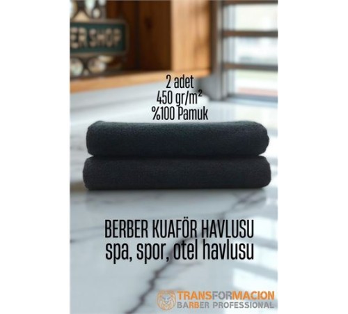Kuaför Berber Havlusu 2 ADET Pamuk Berber Havlusu 50x90 Siyah Kuaför Berber Havlusu 2 ADET Pamuk Berber Havlusu 50x90 Siyah