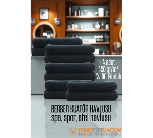 Kuaför Berber Havlusu 10 ADET Pamuk Berber Havlusu 50x90 Siyah Kuaför Berber Havlusu 10 ADET Pamuk Berber Havlusu 50x90 Siyah