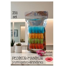 Pedikür Manikür Tozu Profesyonel - Yumuşatıcı Arındırıcı Toz 25 li SET