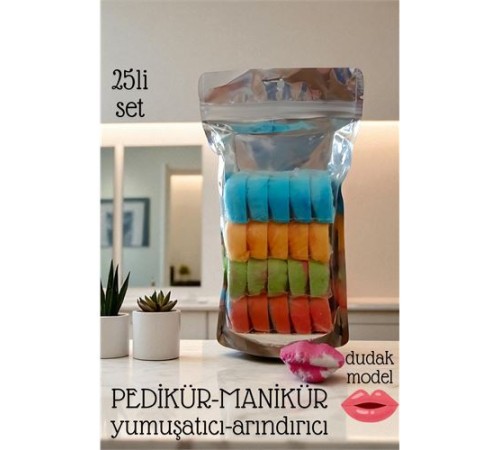 Pedikür Manikür Tozu Profesyonel - Yumuşatıcı Arındırıcı Toz 25 li SET Pedikür Manikür Tozu Profesyonel - Yumuşatıcı Arındırıcı Toz 25 li SET