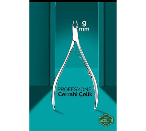 9 mm Manikür Pedikür Makası - Et Makası - Kütikül Temizleyici Pens Profesyonel Cerrahi Çelik 9 mm Manikür Pedikür Makası - Et Makası - Kütikül Temizleyici Pens Profesyonel Cerrahi Çelik