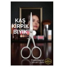 Kaş Kirpik Makası - Bıyık Makası Profesyonel Cerrahi Çelik