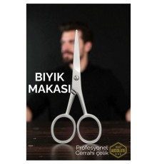 Bıyık Makası -Bıyık Düzeltme Makası Profesyonel Cerrahi Çelik