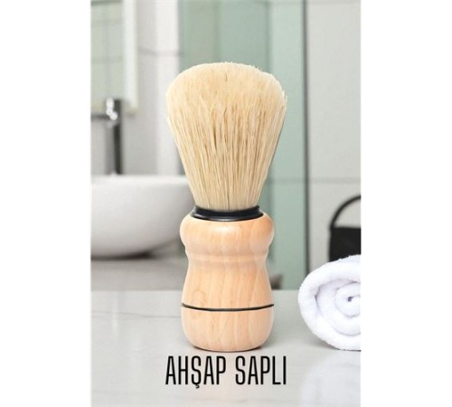 Ahşap Saplı Tıraş Fırçası Ahşap Saplı Tıraş Fırçası