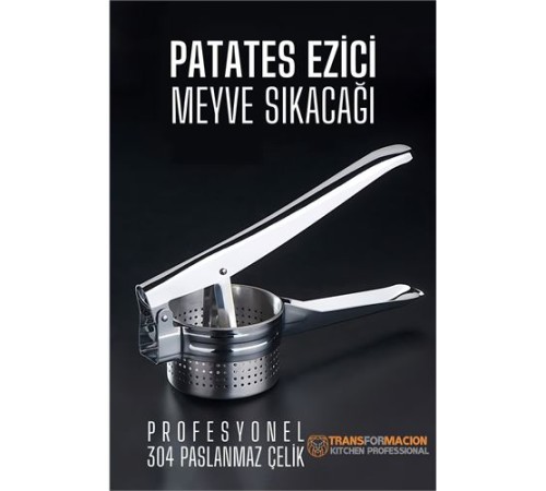 Patates Ezici Meyve Sıkacağı Sıkacağı Sebze Presi 304 Paslanmaz Çelik