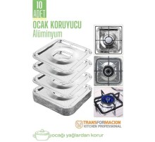 Ocak Koruyucu Folyo - Kızartma Yemek Yağ Koruyucu Folyo 10 ADET