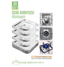 Ocak Koruyucu Folyo - Kızartma Yemek Yağ Koruyucu Folyo 30 ADET