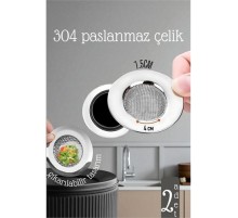 Lavabo Süzgeci - 7.5 cm Çap 2 Lİ SET Gider Sügeci Lavabo Süzgeci