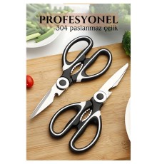 Tavuk Makası Profesyonel 304 Çelik Mutfak Makası