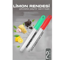 Limon Rendesi - Uzun Peynir Çikolata Sarımsak Rendesi 2 li set