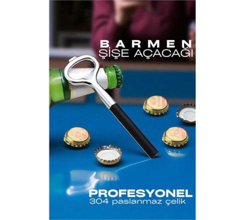 Barmen Şişe Açacağı - Profedsyonel Şişe Açacağı 304 Çelik