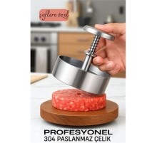 Hamburger Presi - Profesyonel Hamburger Kalıbı 304 Paslanmaz Çelik