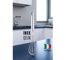 Inox Çelik Çırpıcı Italyan Dizayn